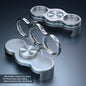 360 Rotation Finger Ring Stand for Phone Dual Loop Folding Mobile Holder Desktop Clip Lazy Bracket