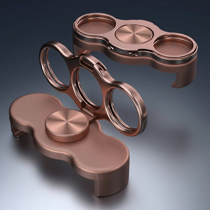 360 Rotation Finger Ring Stand for Phone Dual Loop Folding Mobile Holder Desktop Clip Lazy Bracket