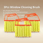 3Pcs Window Blind Cleaning Brush, Window Blind Cleaner, Air Conditioning Outlet Dust Removal Brush, Hand-Held Curtain Brush, Heavy Duty, Home Care Supplies, Yellow Household Items-Mm