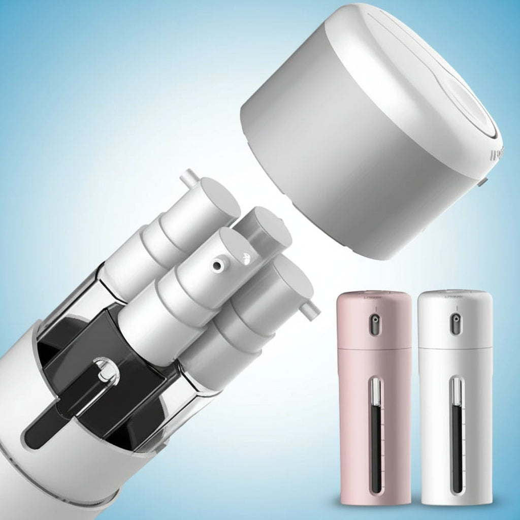 4 in 1 Travel Liquid Dispenser Split Bottle Shampoo Lotion Shower Gel Soap Bottle Empty Sub-Bottle Press Container Bottles