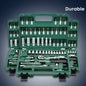 46/53Pcs 1/4 Inch Drive Socket Ratchet Wrench Set, with Bit Socket Set Metric and Extension Bar for Auto Repairing and Household, with Storage Case,Gift for Man,Husband,Springtok Tool Box Hardware