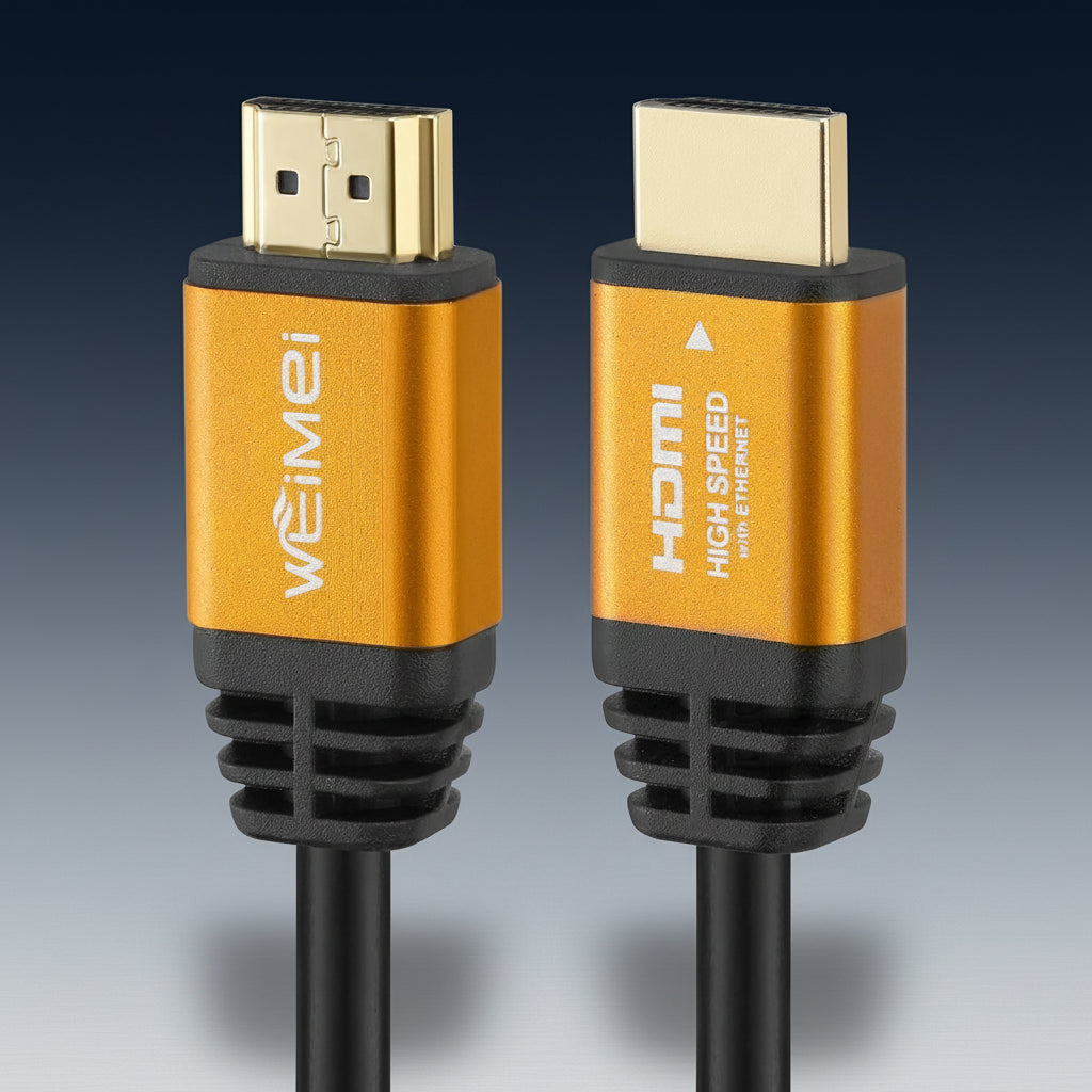 6 Feet 4K HDMI Cable 2.0 HDMI Cord Support 4K@60Hz UHD 2160P Ethernet 3D ARC with Gold-Plated Connector and Bare Copper Conductor
