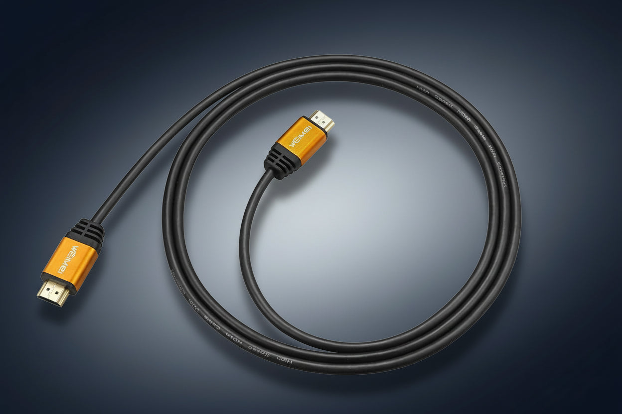 6 Feet 4K HDMI Cable 2.0 HDMI Cord Support 4K@60Hz UHD 2160P Ethernet 3D ARC with Gold-Plated Connector and Bare Copper Conductor
