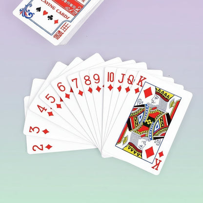 54 Pieces/Set 56X86Mm Game Red Blue Color Poker Games Card Sets Poker Magic Sets Board Games Gifts Children'S Toys