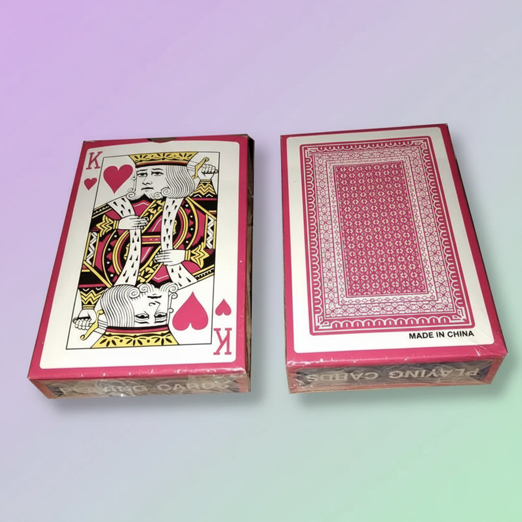 54 Pieces/Set 56X86Mm Game Red Blue Color Poker Games Card Sets Poker Magic Sets Board Games Gifts Children'S Toys