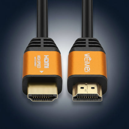 6 Feet 4K HDMI Cable 2.0 HDMI Cord Support 4K@60Hz UHD 2160P Ethernet 3D ARC with Gold-Plated Connector and Bare Copper Conductor