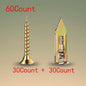 60Count Drywall Self Drilling Anchors and Screws,Easy Application,No Drill or Holes in Wall,Heavy-Duty Zinc-Plated Steel Anchors with Self-Tapping Screws,Hollow Screws and Anchors for Tv,Bicycle,Cabinet Fixing Accessories.
