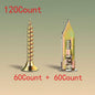 60Count Drywall Self Drilling Anchors and Screws,Easy Application,No Drill or Holes in Wall,Heavy-Duty Zinc-Plated Steel Anchors with Self-Tapping Screws,Hollow Screws and Anchors for Tv,Bicycle,Cabinet Fixing Accessories.
