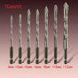 7 Count Masonry Drill Bit Set with Industrial Carbide Tip, Sawtooth Eccentric Design, Ideal for Drilling Tiles, Ceramics, Glass, Marble, Concrete, Stainless Steel.