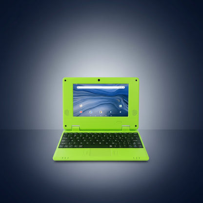 7" Inch Portable Kids Laptop Computer Powered by Linux-Android 12 Operating System- Green