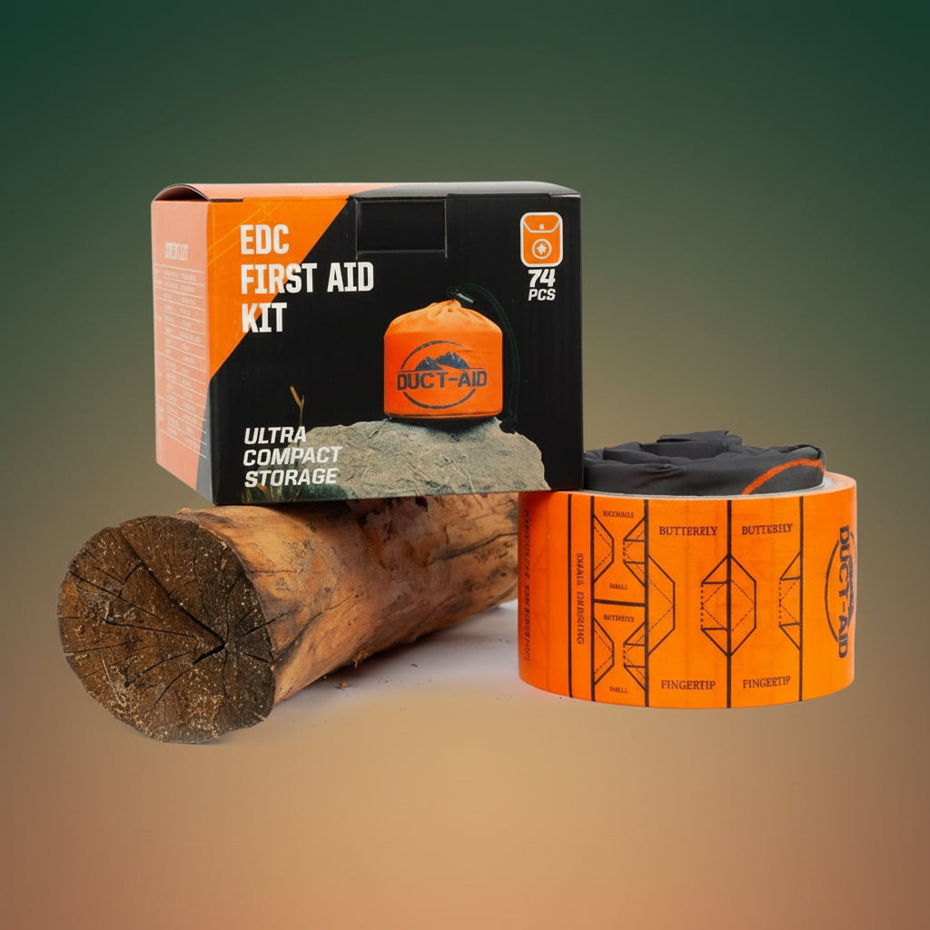 74 Pieces Ultimate EDC Trauma First Aid Kid - Ideal for Home, Car, Camping, Hiking, Backpacking and Outdoor - Travel with Emergency Supplies