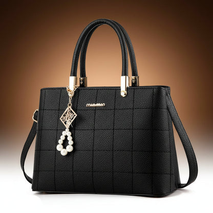 A Charming Women'S Handbag, a Versatile Shoulder Bag Suitable for All Seasons, Perfect as a Mother'S Gift or for Everyday Work.