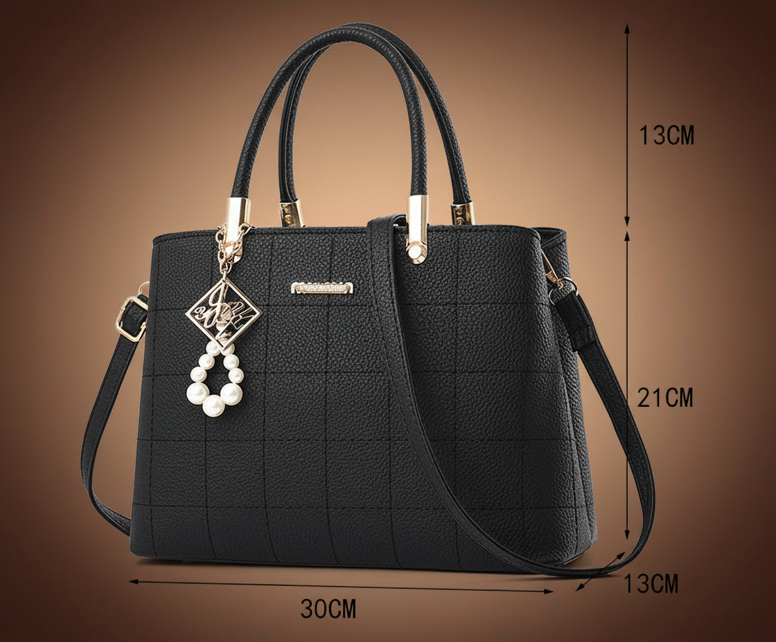 A Charming Women'S Handbag, a Versatile Shoulder Bag Suitable for All Seasons, Perfect as a Mother'S Gift or for Everyday Work.