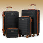 AAIVV 4Pcs Luggage Sets with TSA Locks-Suitcasefor Travel, Hardshell Luggage TSA Lock Spinnerwheels Hardshell Lightweight.