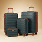 AAIVV 4Pcs Luggage Sets with TSA Locks-Suitcasefor Travel, Hardshell Luggage TSA Lock Spinnerwheels Hardshell Lightweight.