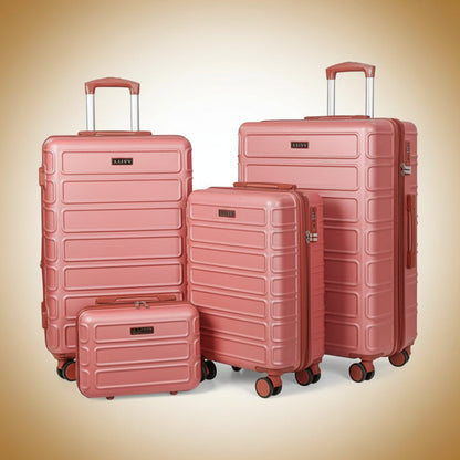 AAIVV 4Pcs Luggage Sets with TSA Locks-Suitcasefor Travel, Hardshell Luggage TSA Lock Spinnerwheels Hardshell Lightweight.