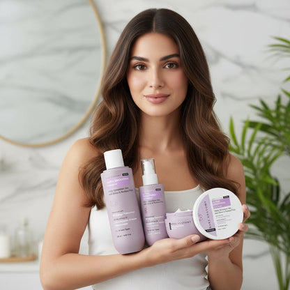 Bare Anatomy Ultra Smoothing Hair Trio – Shampoo, Mask & Serum
