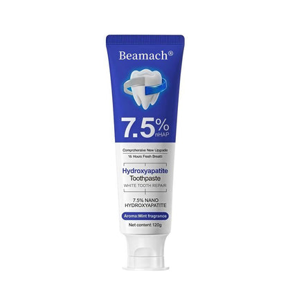 Beamach Hydroxyapatite Toothpaste 7.5% for Enamel Repair & Teeth Whitening Refreshing Flavor Fluoride-Free 4.23Oz Gentle Formula for Sensitive Teeth Care