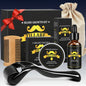 Beard Growth Kit - TILLARE Beard Grooming Kit with Beard Growth Oil, Balm, Comb, Massager, Christmas & Birthday Gifts for Men Husband Dad Boyfriend