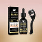 Beard Growth Serum & Derma Roller Kit, Beard Care Nutritional Oil, Making Beards Thicker and More Shiny, Daily Beard Care Products for Men
