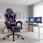 Bellemave Video Game Chairs for Adults PU Leather Gaming Chair with Footrest 360°Swivel Adjustable Lumbar Pillow Comfortable Computer Chair Ergonomic Design