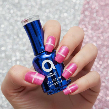 Ailika 013 Cat Eye Gel Nail Polish Shimmer Effect 15 ml