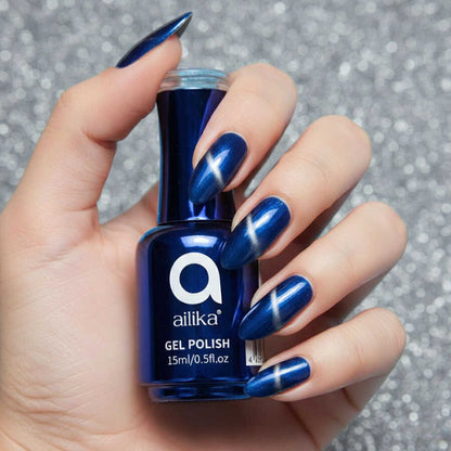 Ailika 015 Cat Eye Gel Polish Shimmering Effect 15 ml