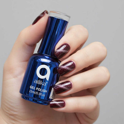 Ailika 033 Cat Eye Gel Polish Shimmering Effect 15 ml