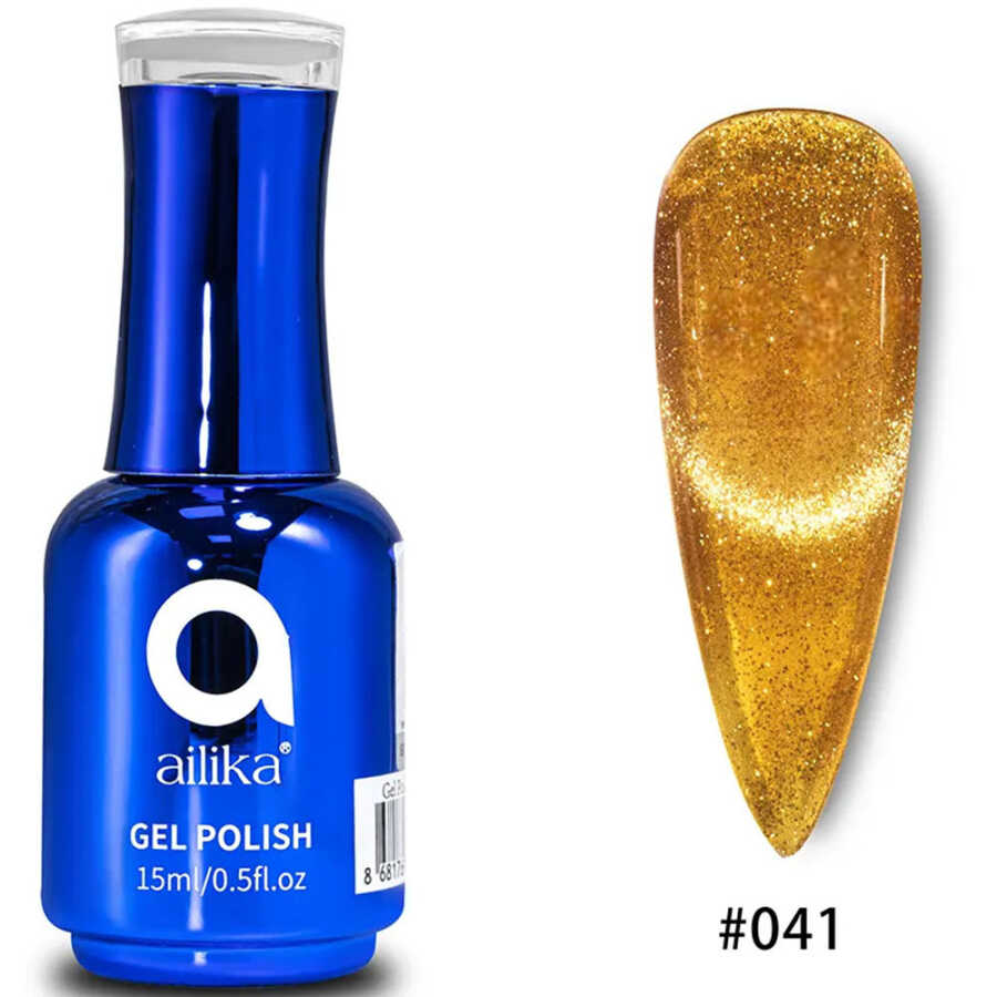 Ailika 041 Cat Eye Gel Nail Polish Shimmering Effect 15ml