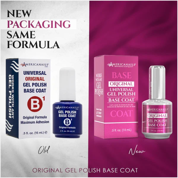 AmericaNails- Original Gel Polish Base Coat .5oz