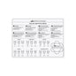 AmericaNails - Silicone Salon Services Menu Mat