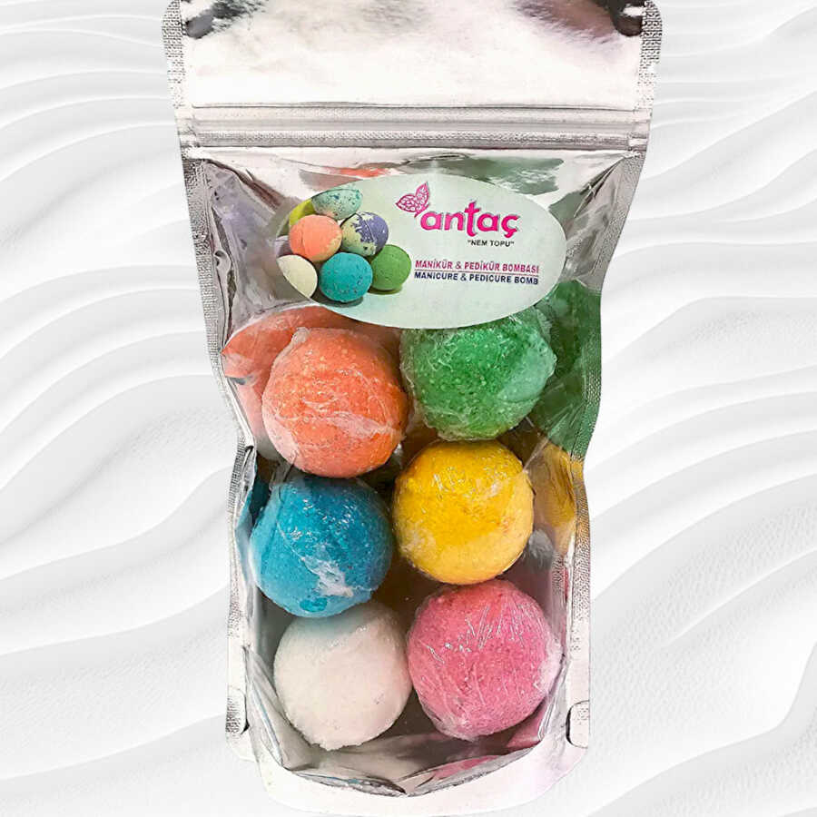 Antac Manicure and Pedicure Bath Bomb Set 6 Pieces