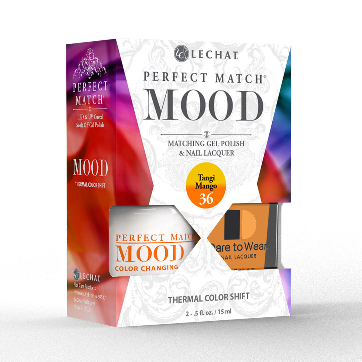 Lechat - Perfect Match Mood - #36 Tangi Mango .5oz(Duo)