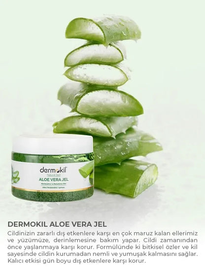 Dermokil Aloe Vera Gel Soothing Skin Moisturizer 300 ml