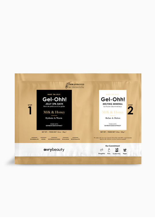 *Gel-Ohh! Jelly Spa Bath - Milk & Honey (CASE 30PC)