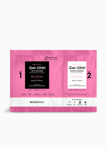 *Gel-Ohh! Jelly Spa Bath - Rose Water (CASE 30PC)