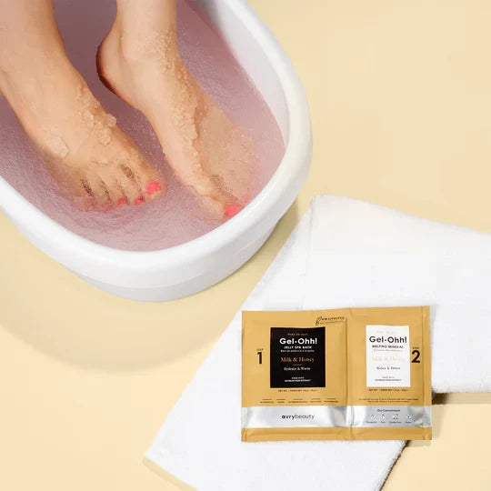 Avry Beauty Jelly Spa Bath - Milk & Honey