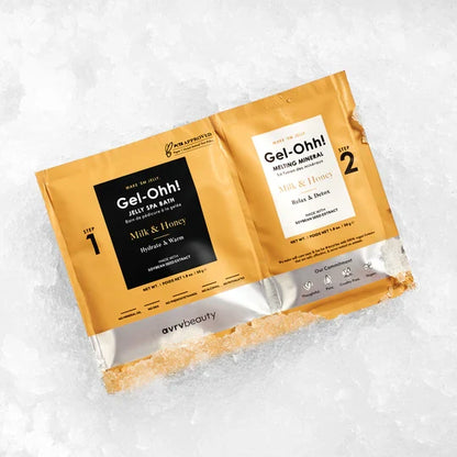 Avry Beauty Jelly Spa Bath - Milk & Honey