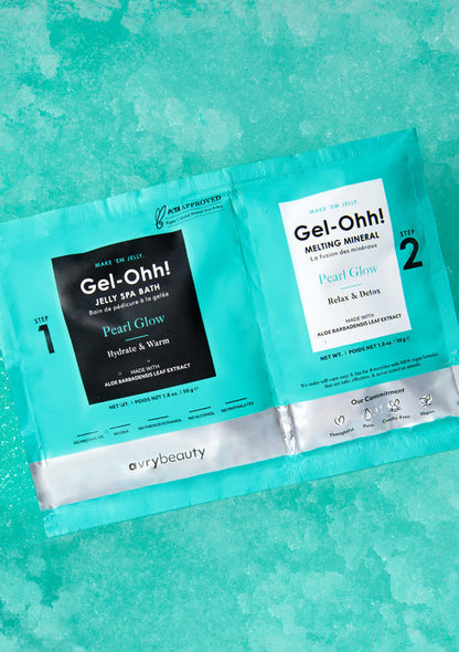 *Gel-Ohh! Jelly Spa Bath - Pearl Glow (CASE 30PC)