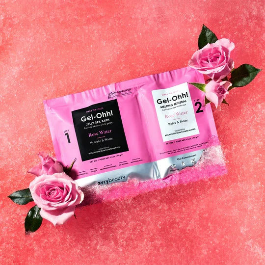 Avry Beauty Jelly Spa Bath - Rose