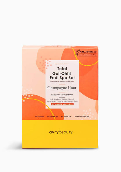 *Total Gel-Ohh! Pedi Spa 5 Step Set - Champagne Hour - (Case 50)