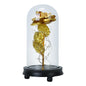 Foil Rose LED String Light Rose Fairy Lamp w/ Glass Dome For Valentines’ Day Mother’s Day Wedding Birthday