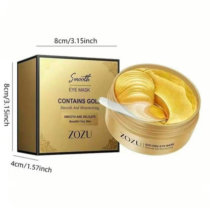 [ZOZU Authorized Store] Avocado & Gold Eye Mask Duo - Alternate Day and Night Use Eye Mask – Reduces Periocular Fine Lines & Eye Bag Care, Fades Dark Circles - Hydrating Moisturizing Skincare Product
