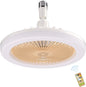 Ceiling Fan with Lights E27 30W Ceiling Light with Fans and Remote Control Timing 3 Color Dimmable LED Lamp 3 Speeds Whisper-Quiet Ceiling Light Bulb Fan for Bedroom Home Office Dormitory