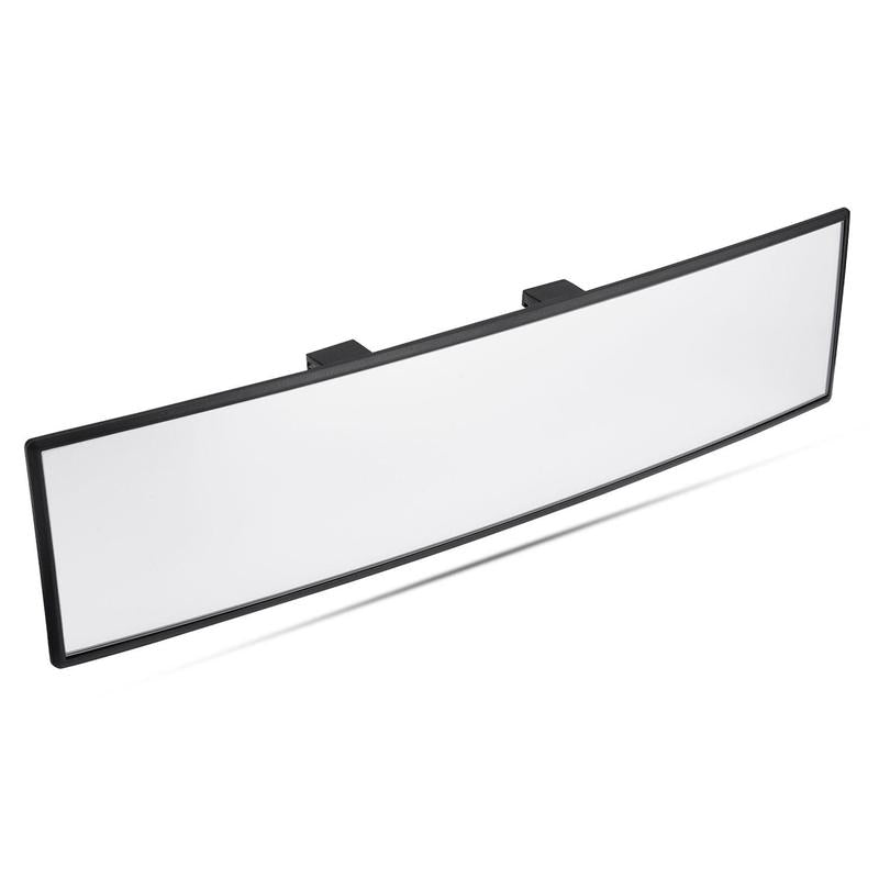 Joytutus Universal 11.81 Inch Panoramic Convex Real View Mirror for Car SUV Trucks Reversible Passengers High-Quality Glass Anti-Fall Design Easy Install Rearview Mirror