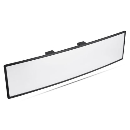 Joytutus Universal 11.81 Inch Panoramic Convex Real View Mirror for Car SUV Trucks Reversible Passengers High-Quality Glass Anti-Fall Design Easy Install Rearview Mirror