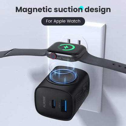 TOPADRE Apple Watch Charger with 20W Fast Charging Block Type-C, 3 in 1 PD USB C Wall Charger Block for Iwatch Series Ultra/9/8/7/6, Compatible with Iphone 16/16 Pro/16 Pro Max/Iphone 15 Series