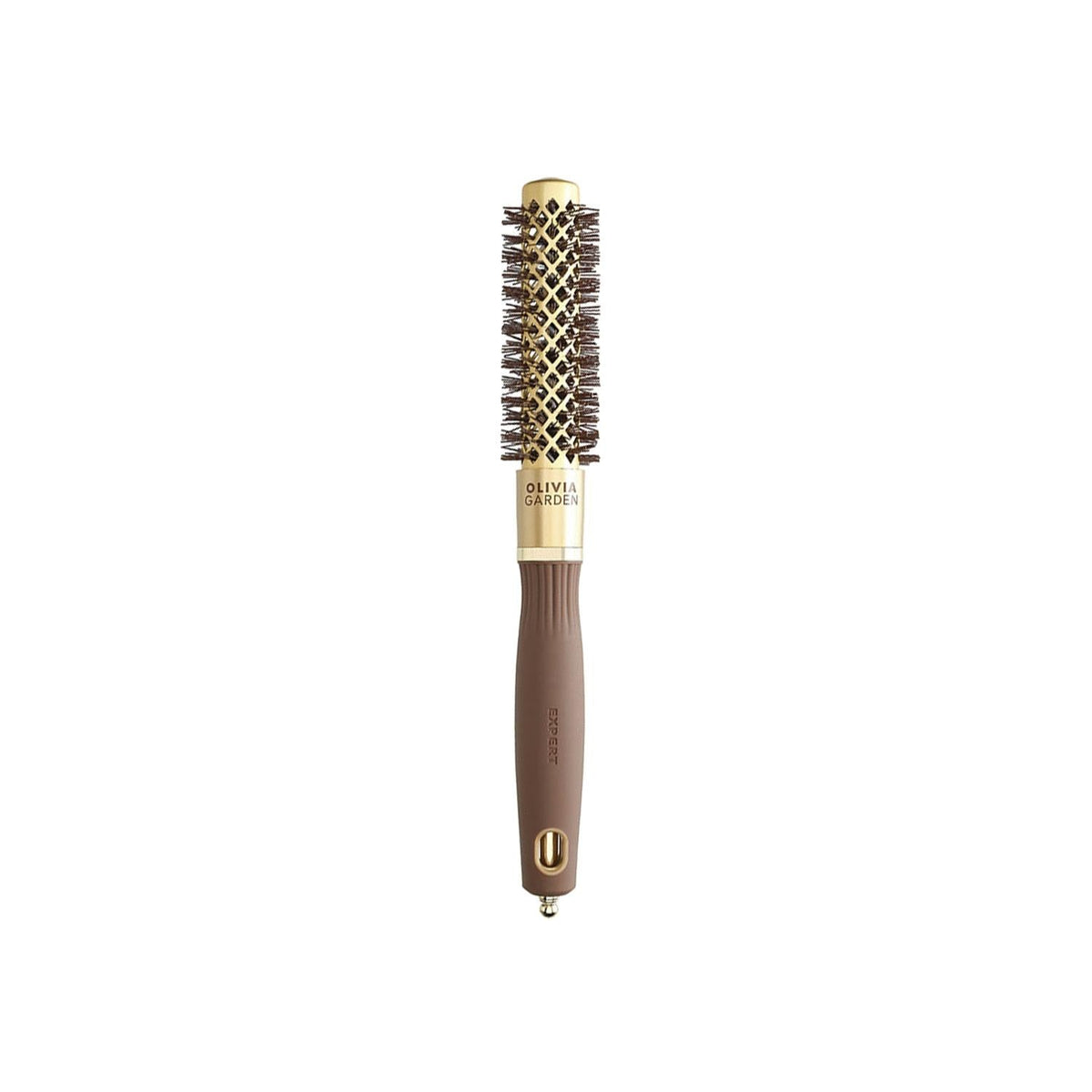 Olivia Garden Expert Blowout Shine Wavy Bristles Hair Brush - Detangles, Styles & Enhances Shine