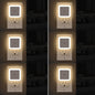 Night Light, Night Lights Plug into Wall 6-Pack, Plug in Night Light, Dusk to Dawn Nightlight Led Night Lights for Bedroom, Bathroom,Hallway Warm White Home Lighting