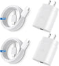 Super Fast Charger Type C, 25W USB C Wall Charger Fast Charging for Samsung Galaxy S26 Ultra/S26/S26+/S25 Ultra/S25/24 Ultra/S24/S23 Ultra/S22 Ultra with 10FT Long Android Type C Charger Cable 2Pack